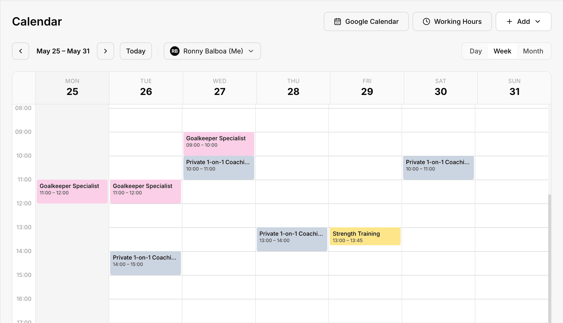 Calendar & Scheduling